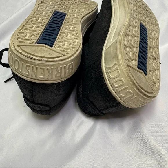 Birkenstock Arran Women’s 40 Low Top Leather Low Top Sneakers in Black Metallic - Picture 7 of 9